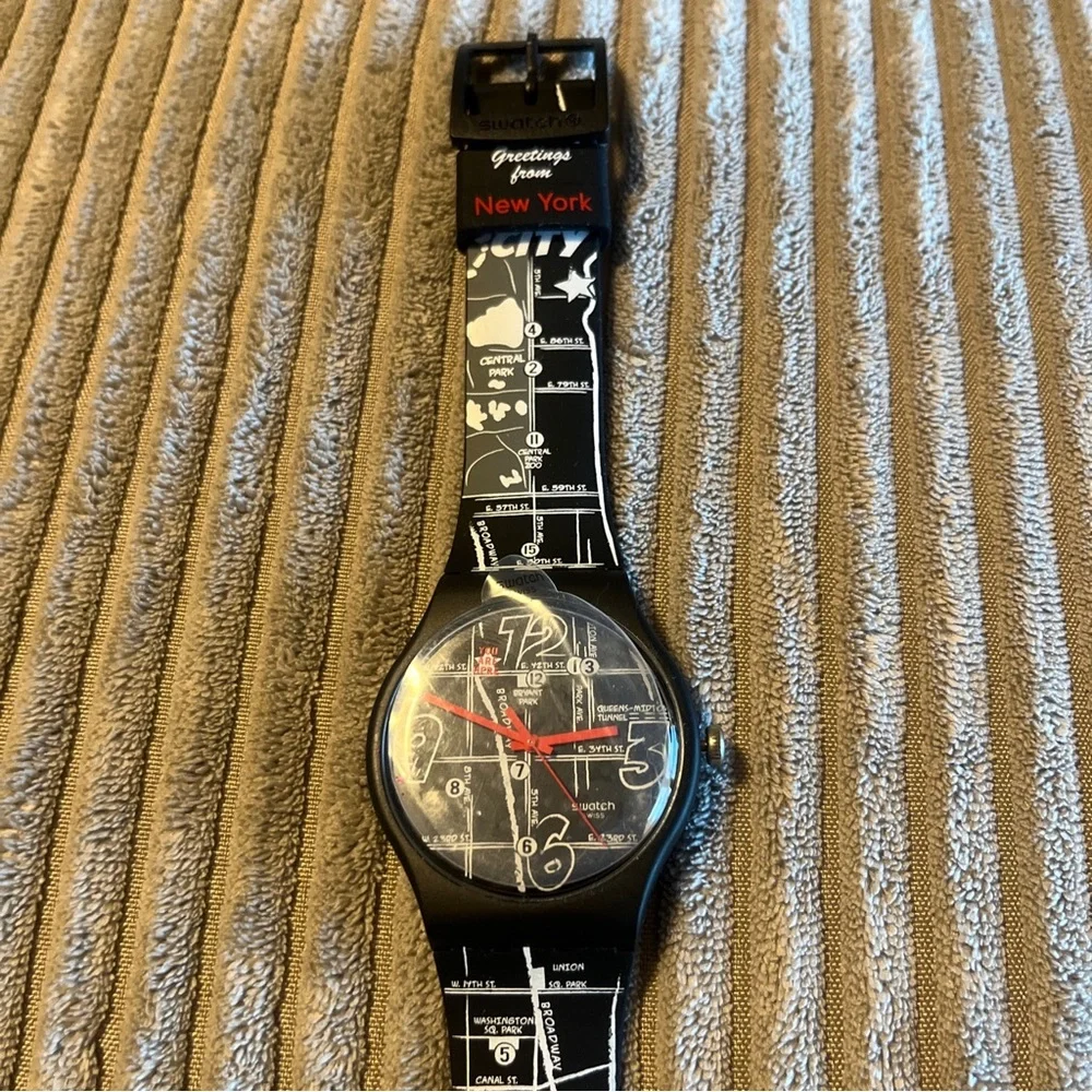 Swatch Special 2017 - SUOZ244 - Broadway -Greetings from NwOT York - NUOVO - Picture 4 of 7